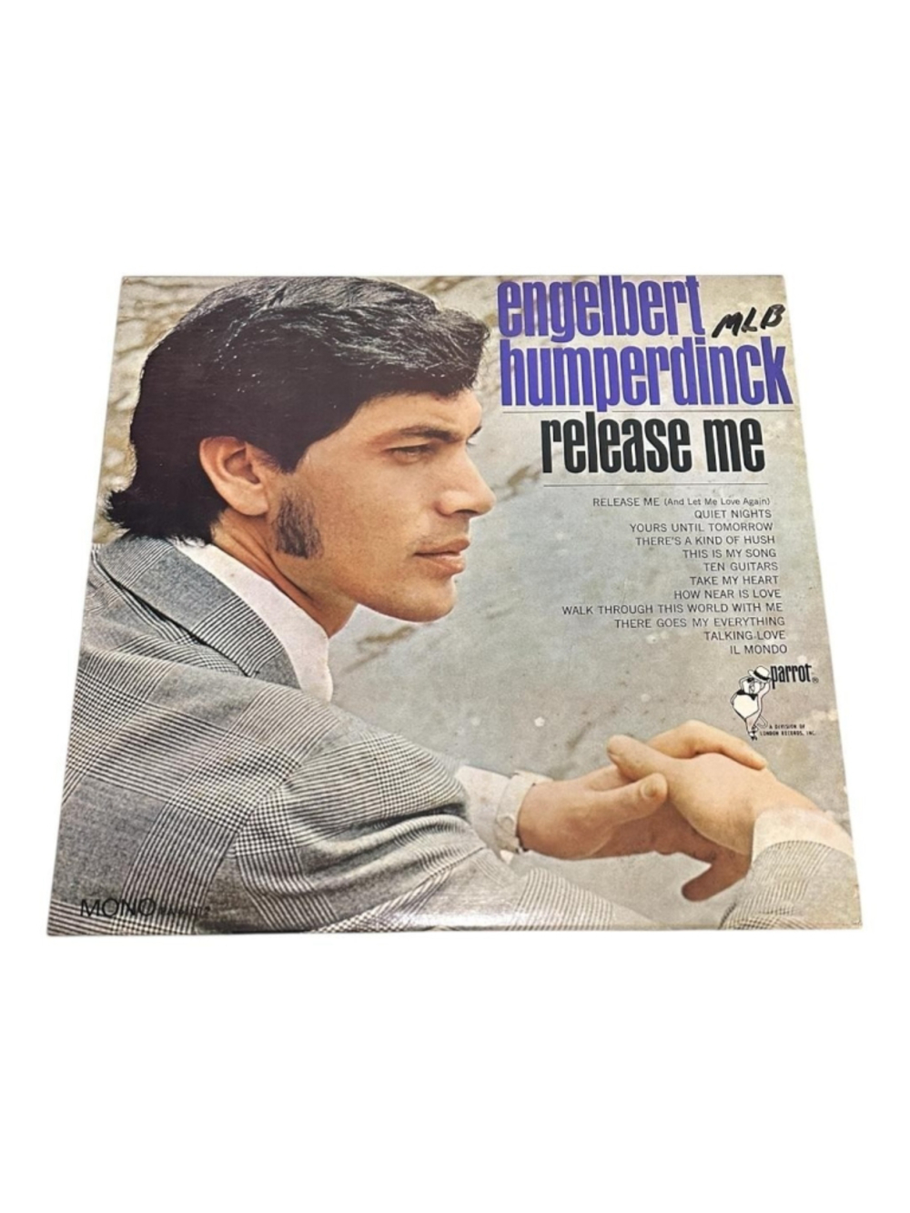 Vintage Engelbert Humperdinck Vinyl LP Release Me 1967 Parrot Pop Black Canada